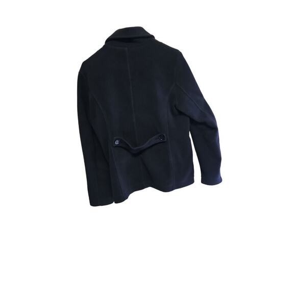 Lands' End Black Peacoat Sweater Women's Sz Medium - Picture 3 of 6